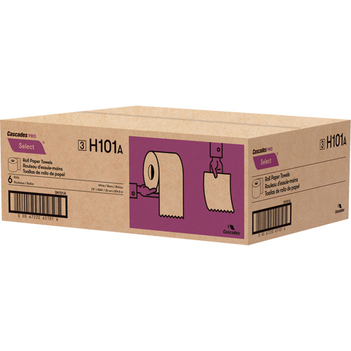 PRO Select Roll Paper Towel, 1 Ply, Standard, 1000' L Action Paper