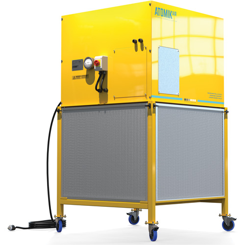 Contr&ocirc;le de la qualit&eacute; de lair 575 V Atomik Air, Couverture 40 000 pi² Action Paper