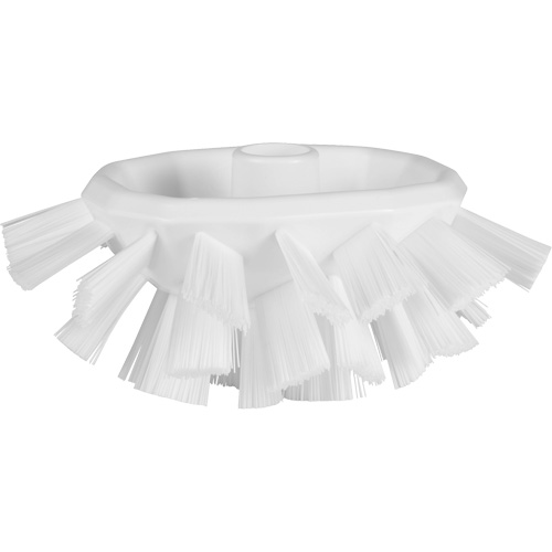 Brosse UST pour cuves, Soies Ferme, Longueur de 7-1/2", Blanc Action Paper