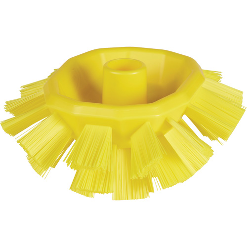 Brosse UST pour cuves, Soies Ferme, Longueur de 7-1/2", Jaune Action Paper