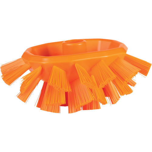 Brosse UST pour cuves, Soies Ferme, Longueur de 7-1/2", Orange Action Paper