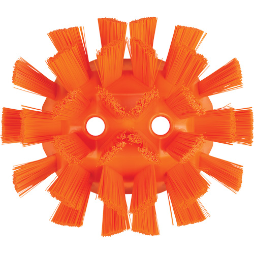 Brosse UST pour cuves, Soies Ferme, Longueur de 7-1/2", Orange Action Paper
