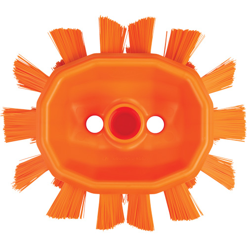 Brosse UST pour cuves, Soies Ferme, Longueur de 7-1/2", Orange Action Paper