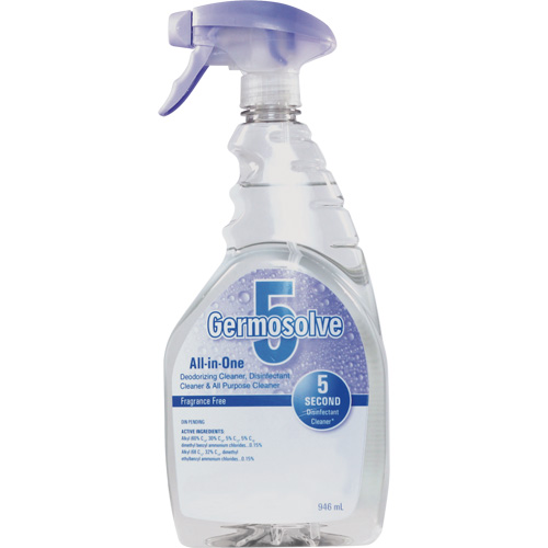 Germosolve 5 Disinfectant & Deodorizer, 946 ml, Trigger Bottle Action Paper