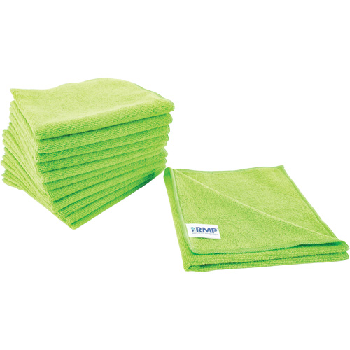 Chiffon de d&eacute;poussi&eacute;rage et nettoyage, Microfibre, Vert Action Paper