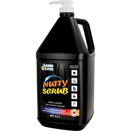 Nettoyant &agrave; mains avec exfoliant en coquille de noyer Nutty Scrub, Pierre ponce, 3,5 L, Bouteille, Sans parfum Action Paper