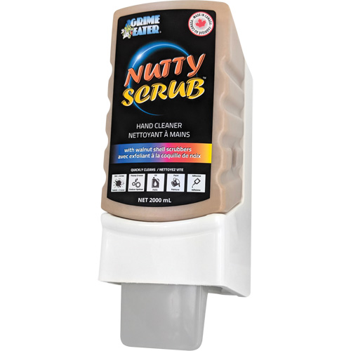 Nettoyant &agrave; mains avec exfoliant en coquille de noyer Nutty Scrub, Pierre ponce, 2000 ml, Cartouche en plastique, Sans parfum Action Paper