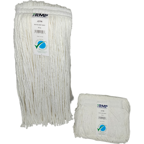4-Ply Narrow Mop Head, Rayon, 16 oz., Cut Style Action Paper