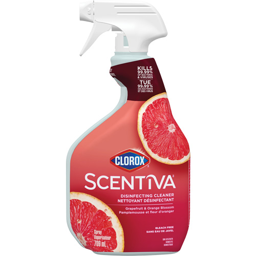 Scentiva&reg; Disinfecting Multi-Surface Cleaner Spray, 709 ml, Trigger Bottle Action Paper