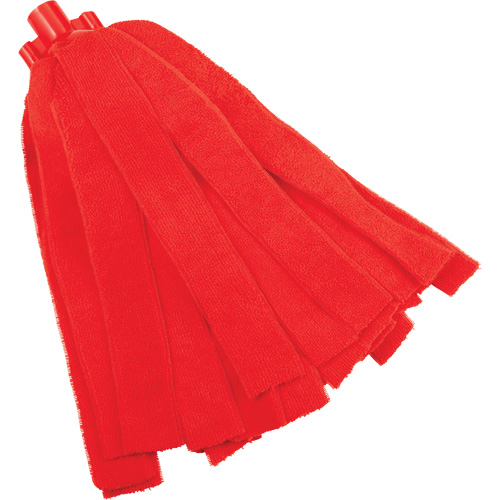 Socket Mop, Red, Microfibre, Cut Style Action Paper