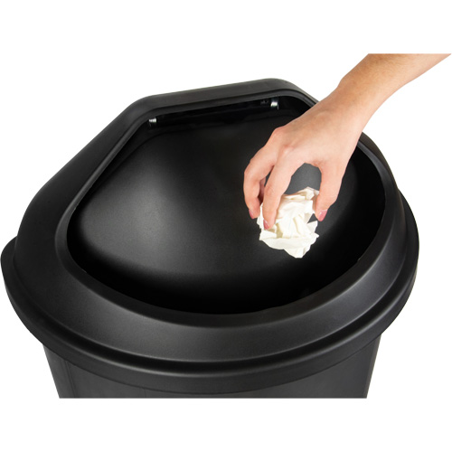 Couvercle pour poubelle demi-ronde Action Paper