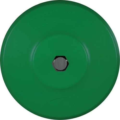 HyDrive Round Drill Brush, Extra Stiff Bristles, 3-1/10" Long, Green Action Paper