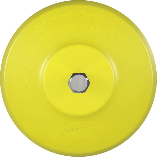 HyDrive Round Drill Brush, Extra Stiff Bristles, 3-1/10" Long, Yellow Action Paper