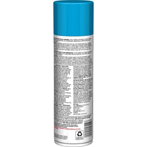 Nettoyant pour vitres Pro Line sans ammoniaque, au parfum frais, 19 oz., Canette a&eacute;rosol Action Paper