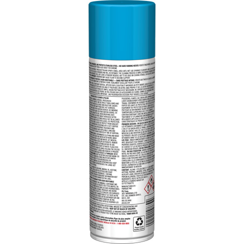 Pro Line Stainless Steel Cleaner & Polish, 15 oz., Aerosol Can Action Paper