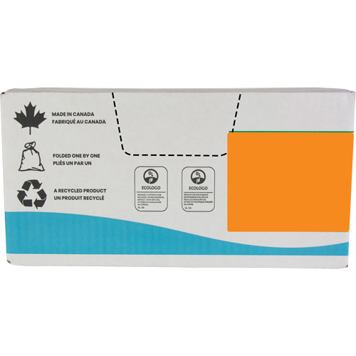 Sacs &agrave; d&eacute;chets de calibre industriel, Fort, 30" la x 38" lo, 0,9 mils, Bleu, Capacit&eacute; 88 L (20 gal.) Action Paper