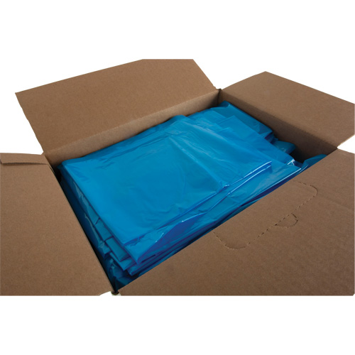 Sacs &agrave; d&eacute;chets de calibre industriel, Fort, 30" la x 38" lo, 0,9 mils, Bleu, Capacit&eacute; 88 L (20 gal.) Action Paper