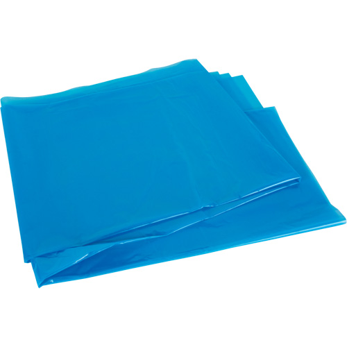 Sacs &agrave; d&eacute;chets de calibre industriel, Fort, 30" la x 38" lo, 0,9 mils, Bleu, Capacit&eacute; 88 L (20 gal.) Action Paper