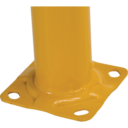 High Profile Machinery Guards, 4' W x 3.5' H, Yellow Action Paper