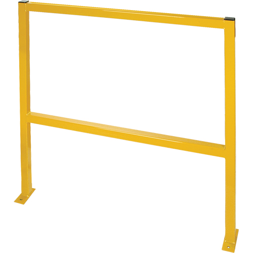 Protecteurs de p&eacute;rim&egrave;tre - Style tubulaire, 96" la x 49-1/2" h, Jaune Action Paper