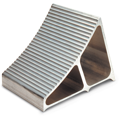 Aluminum Wheel Chocks, 7" W x 11-1/2" D x 8" H Action Paper