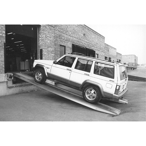 Aluminum Twin Ramps with Perforated Traction Grip Action Paper