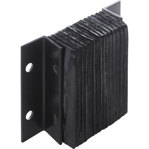 Laminated Dock Bumpers, Horizontal, Rubber, 12" W x 4" D x 10" H Action Paper