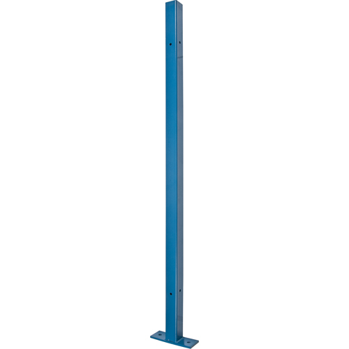 Poteau universel, 4,125' h x 2" la, Bleu Action Paper