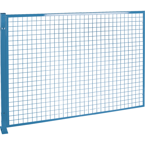 Protecteurs de p&eacute;rim&egrave;tre - Style treillis m&eacute;tallique, 4' h x 8' la, Bleu Action Paper