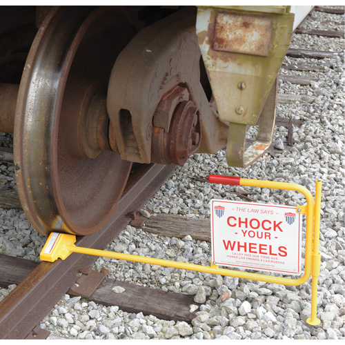 Flag Rail Chock Action Paper