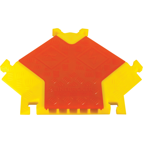Protecteurs de c&acirc;bles &agrave; 5 canaux Linebacker pour usage g&eacute;n&eacute;ral, connecteur Y Action Paper