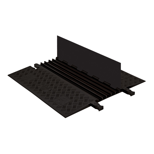 Guard Dog&reg; Cable Protector, 5 Channels, 36" L x 33.3" W x 1.25" H Action Paper