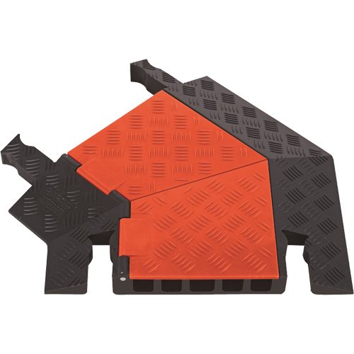 Protecteur de c&acirc;ble pour usage g&eacute;n&eacute;ral &agrave; 5 canaux Guard Dog, virage &agrave; gauche Action Paper