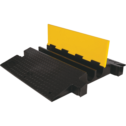 Yellow Jacket&reg; Extreme Crossover Cable Protector, 2 Channels, 35.75" L x 42.125" W x 5.125" H Action Paper