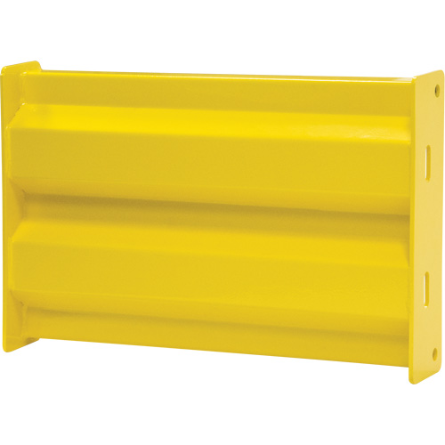 Barri&egrave;re de s&eacute;curit&eacute; de qualit&eacute; industrielle, Acier, 19" lo x 12" h, Jaune s&eacute;curit&eacute; OSHA Action Paper