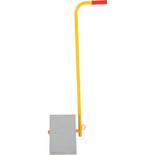 Aluminum Wheel Chock With Handle, 7" W x 11-7/8" D x 7-11/16" H Action Paper