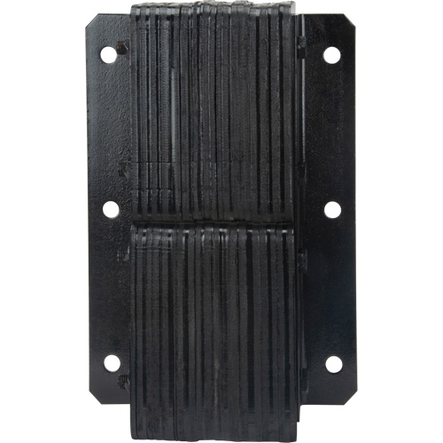 Laminated Dock Bumpers, Vertical, Rubber, 11" W x 4" D x 20" H Action Paper