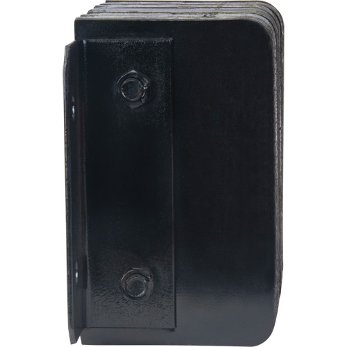 Butoirs de quai lamell&eacute;s, Horizontal, Caoutchouc, 12" la x 6" p x 10" h Action Paper