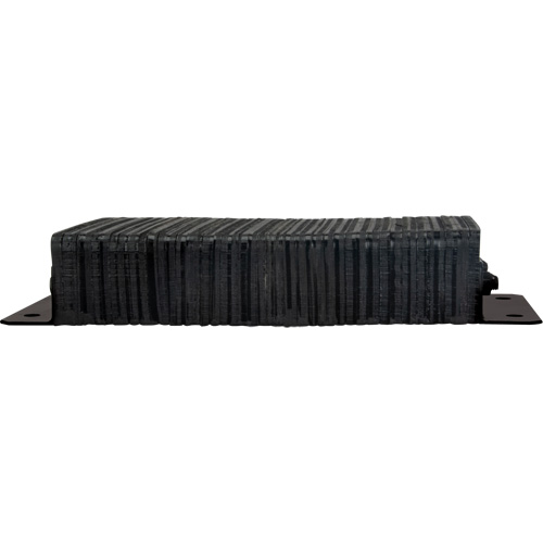 Butoirs de quai lamell&eacute;s, Horizontal, Caoutchouc, 24" la x 4" p x 12" h Action Paper