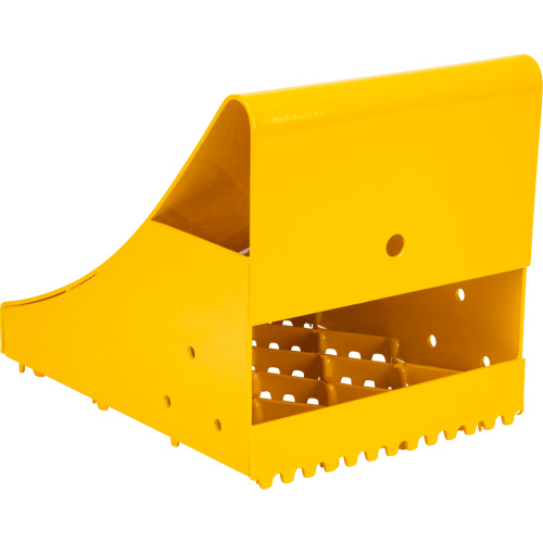Cales-roue pour la glace, Acier, Jaune, 8-1/16" la x 10-5/8" p x 8-13/16" h Action Paper