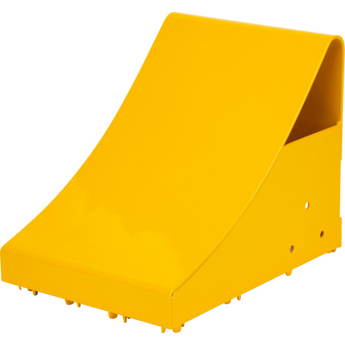 Cales-roue pour la glace, Acier, Jaune, 8-1/16" la x 10-5/8" p x 8-13/16" h Action Paper