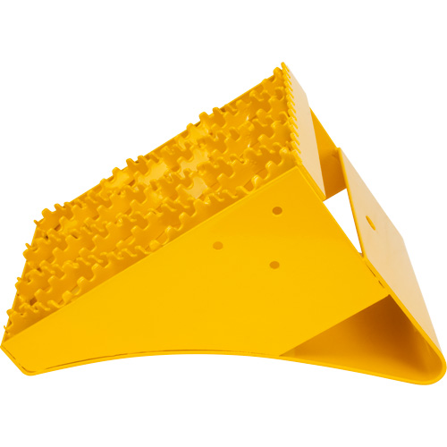 Cales-roue pour la glace, Acier, Jaune, 8-1/16" la x 10-5/8" p x 8-13/16" h Action Paper