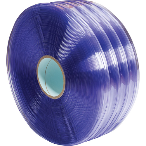 Ribbed Strip Curtain, 164' x 8" x 0.08" Action Paper