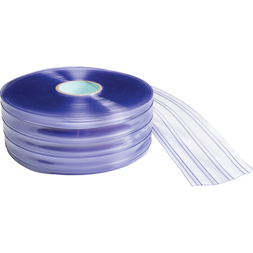 Ribbed Strip Curtain, 164' x 8" x 0.08" Action Paper