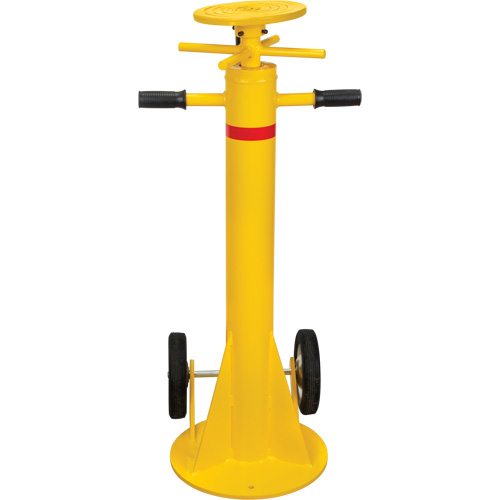 100,000 lbs. Static Capacity Trailer Jack, 20 tons Lift Capacity Action Paper