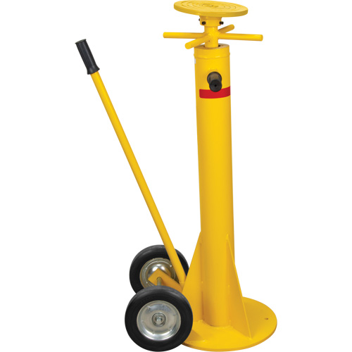 100,000 lbs. Static Capacity Trailer Jack, 20 tons Lift Capacity Action Paper