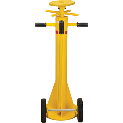 100,000 lbs. Static Capacity Trailer Jack, 20 tons Lift Capacity Action Paper