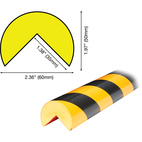 Butoir de protection de coin mod&egrave;le A Plus 1M Action Paper