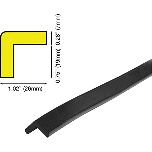 E Profile 5M Corner Protection Bumper Guard Action Paper