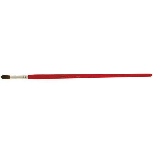 Round Marking Paint Brush, 1/4" Brush Width, Camel Hair, Wood Handle Action Paper